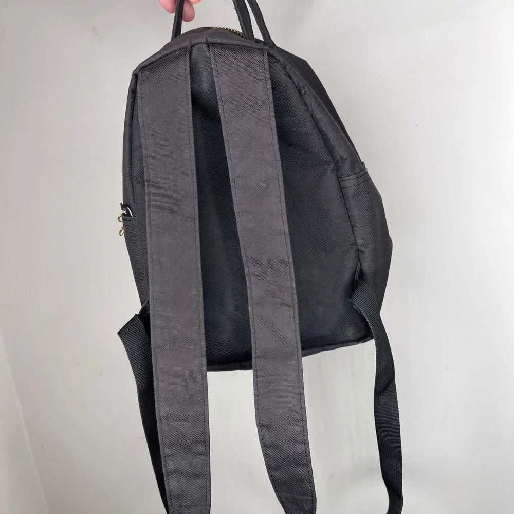 Herschel Supply‎ Co. Black Mini Backpack Gold Zipper Academia Bookbag
